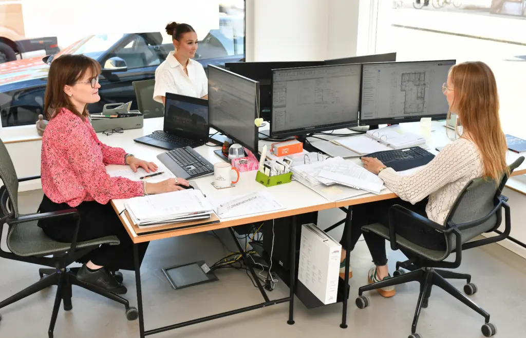 Arbeitsplatz bei Zanner Architektur.